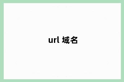 url 域名